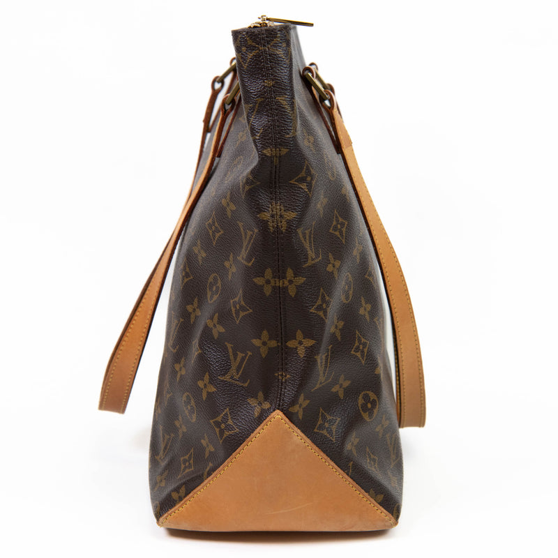 Louis Vuitton Brown Monogram Coated Canvas Cabas Mezzo