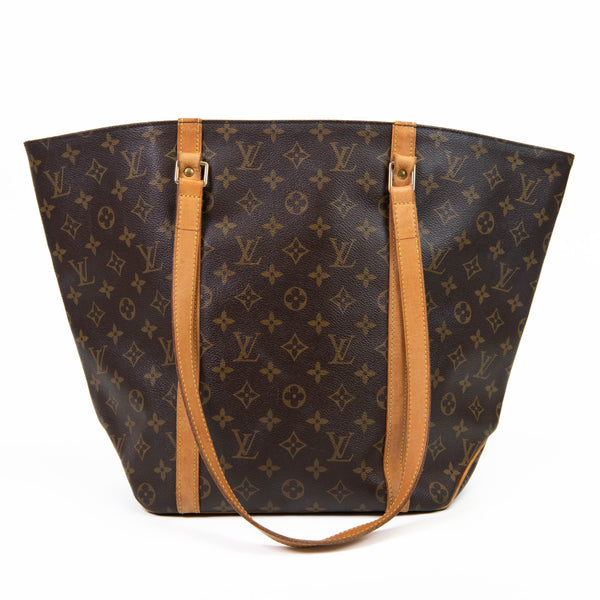 Louis Vuitton Brown Monogram Canvas Sac Shopping Tote