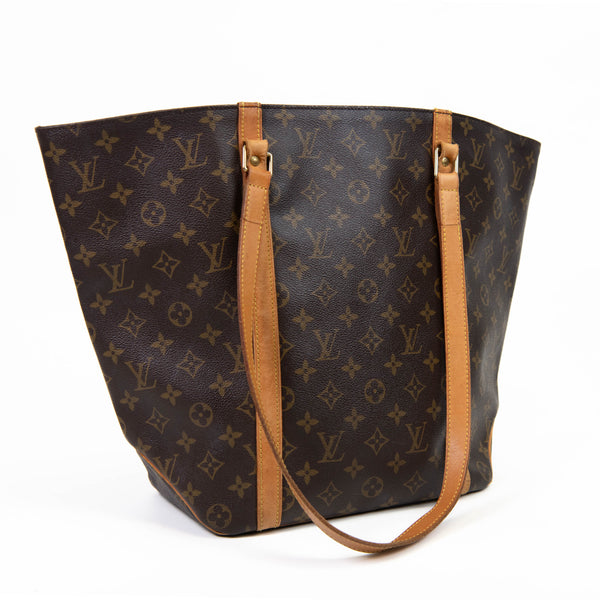 Louis Vuitton Brown Monogram Canvas Sac Shopping Tote