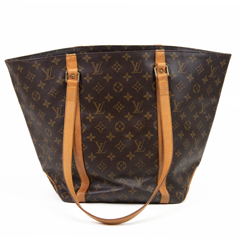 Louis Vuitton Brown Monogram Canvas Sac Shopping Tote