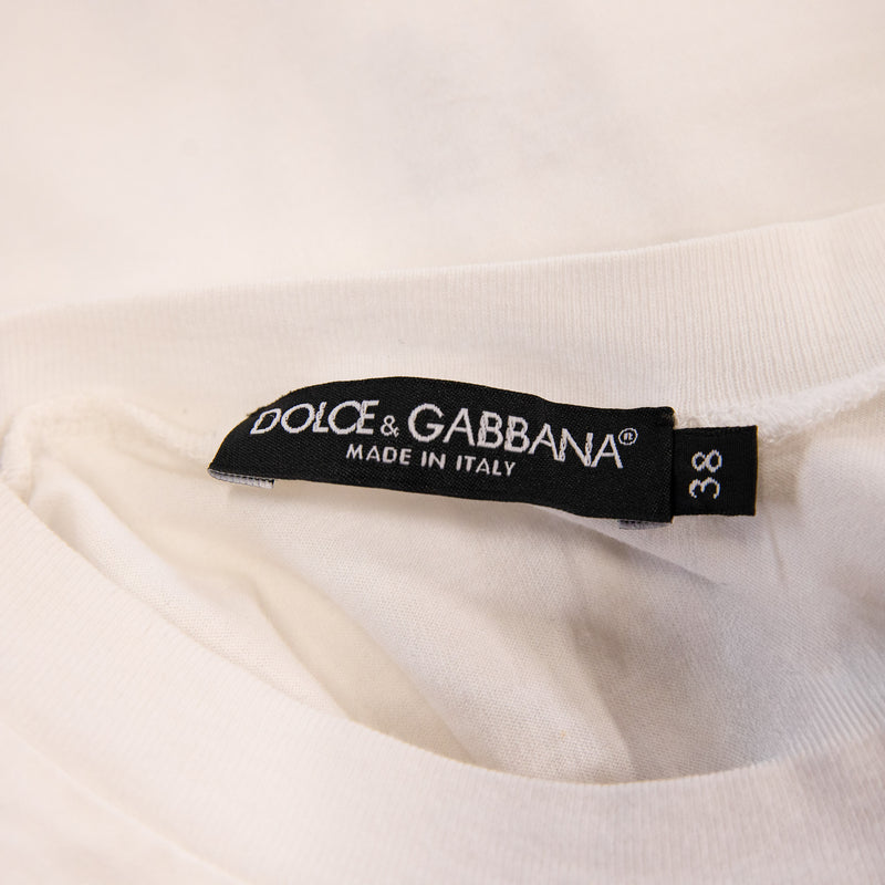 Dolce & Gabbana White Steve McQueen Muscle Tee Size 38