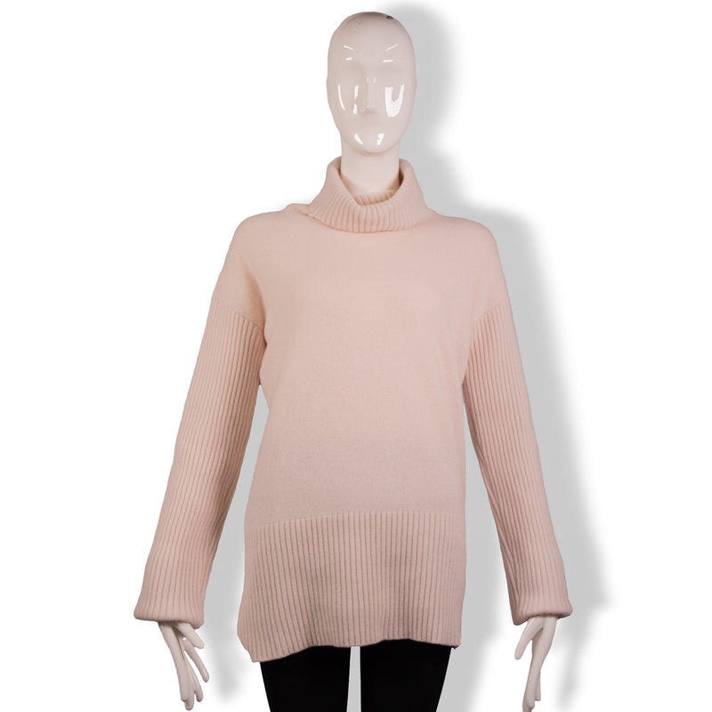 Dolce & Gabbana Blush Pink Turtleneck Sweater Size S