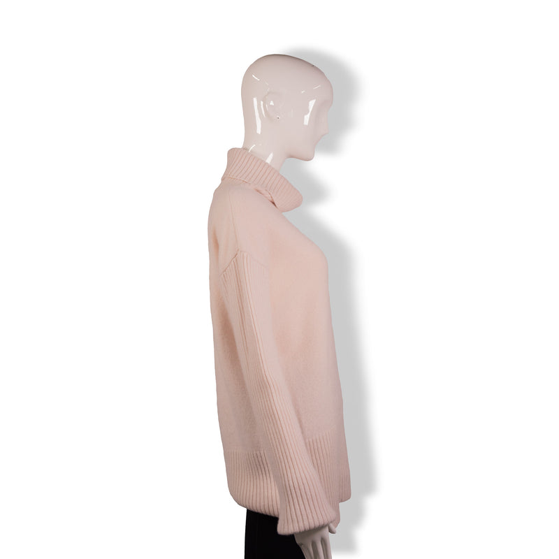 Dolce & Gabbana Blush Pink Turtleneck Sweater Size S