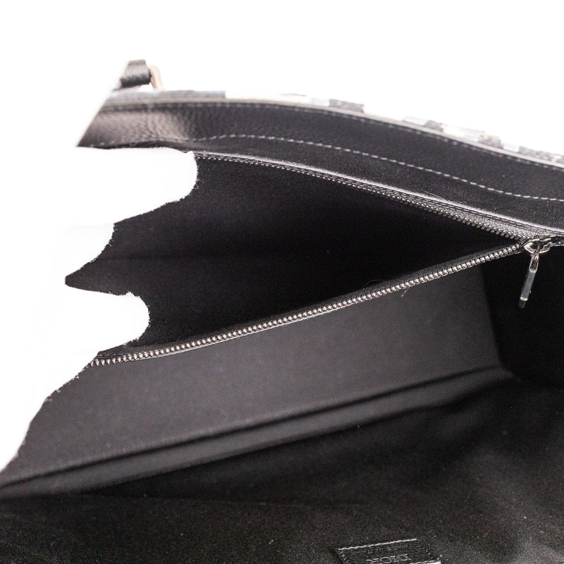 Dior Blue Oblique Monogram East West Tote