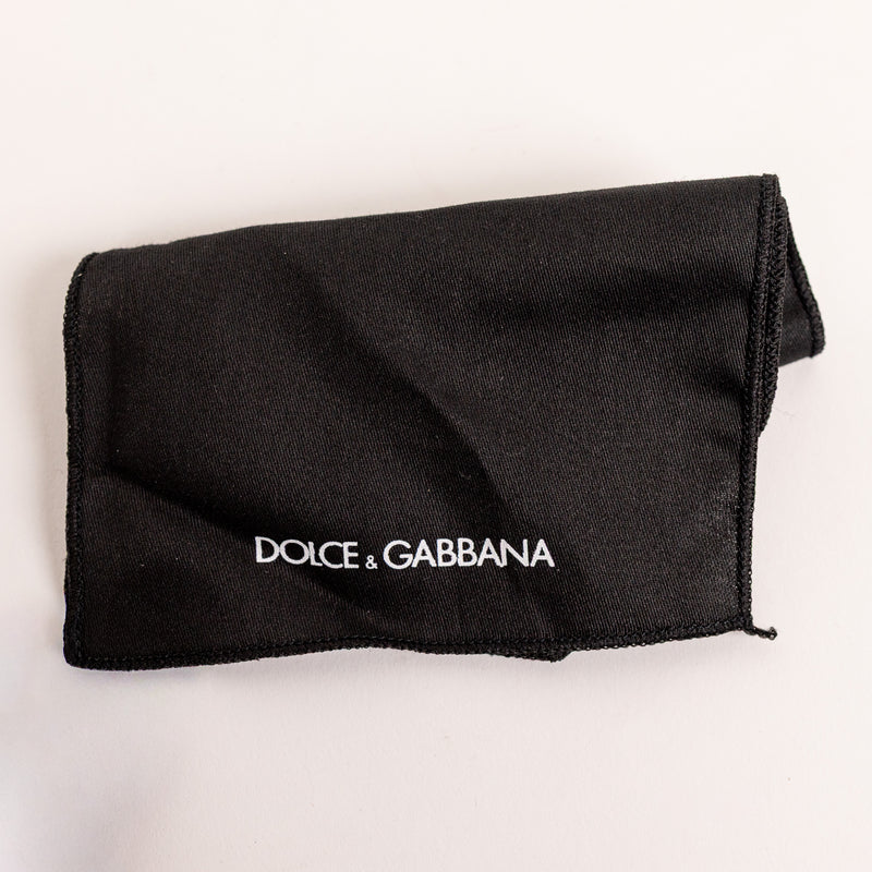 Dolce & Gabbana Black White Logo Card Holder