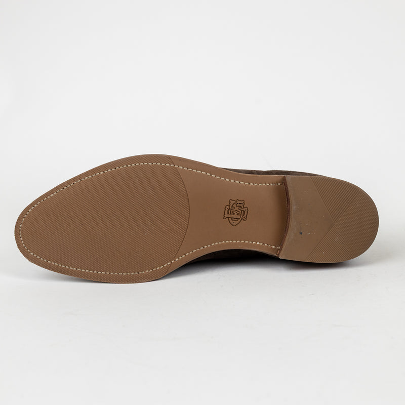 Edward Green Brown Shanklin Suede Booties Size 45