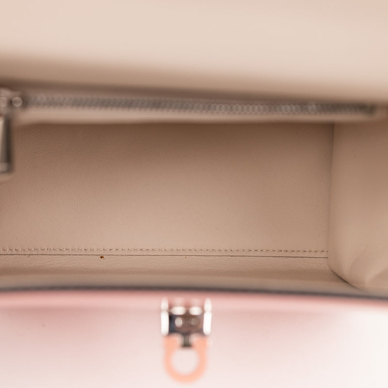 Salvatore Ferragamo Boxy Patent Pink Bag