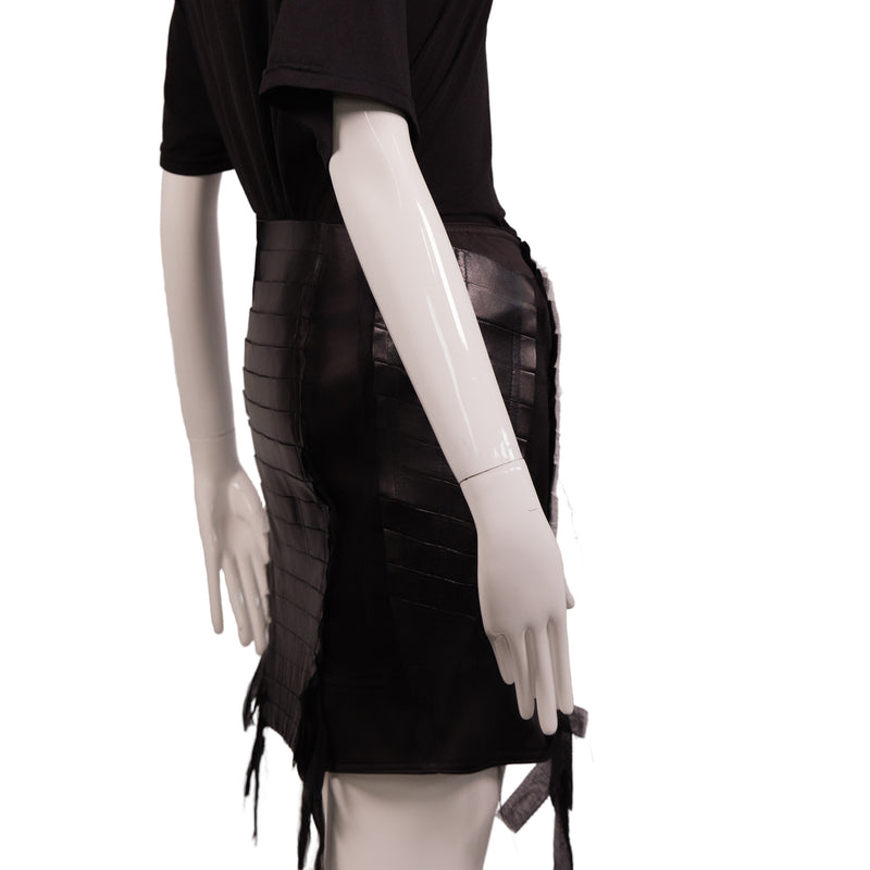 Givenchy Black Gray Graffiti Mini Skirt Size 38