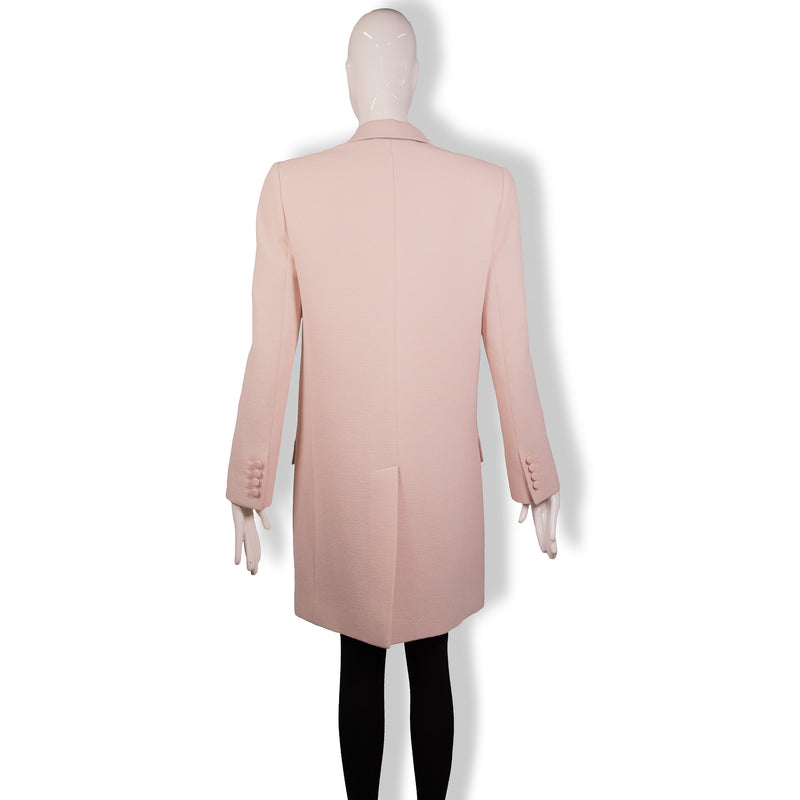 Givenchy Blush Pink One-Button Coat Size 38