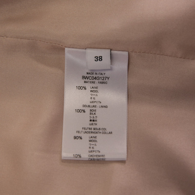 Givenchy Blush Pink One-Button Coat Size 38