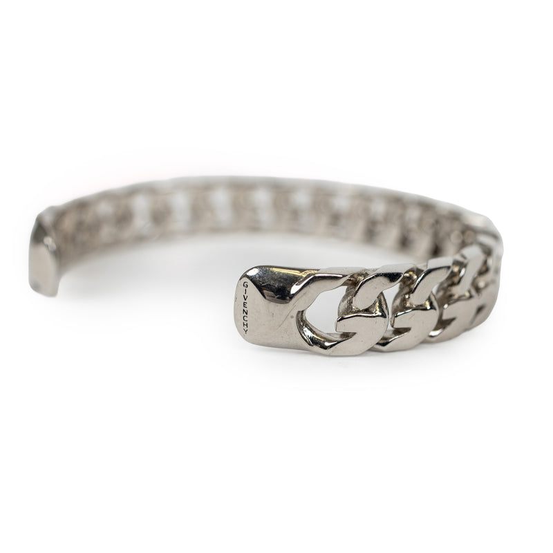 Givenchy Silver Open Cuff Bracelet