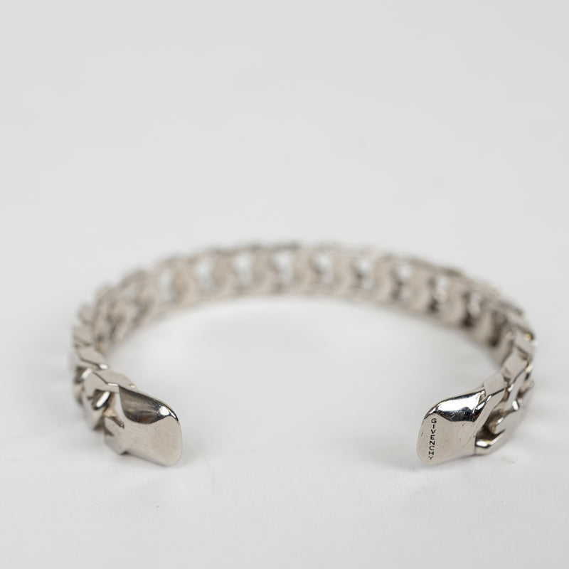 Givenchy Silver Open Cuff Bracelet