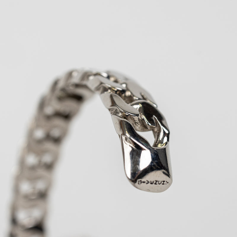 Givenchy Silver Open Cuff Bracelet
