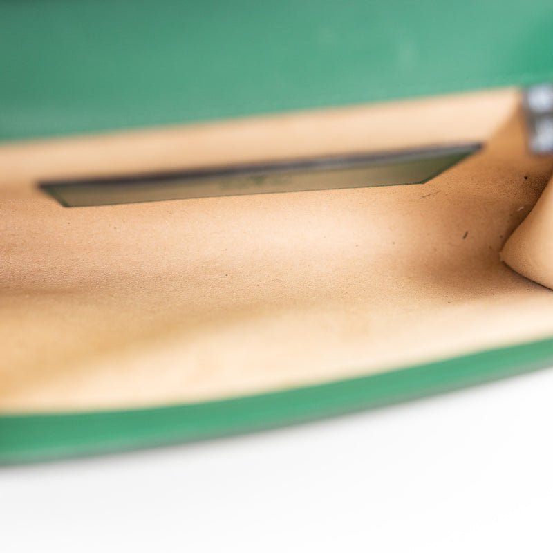 Gucci Green Monochrome Leather Azalea 1955 Horsebit Shoulder Bag