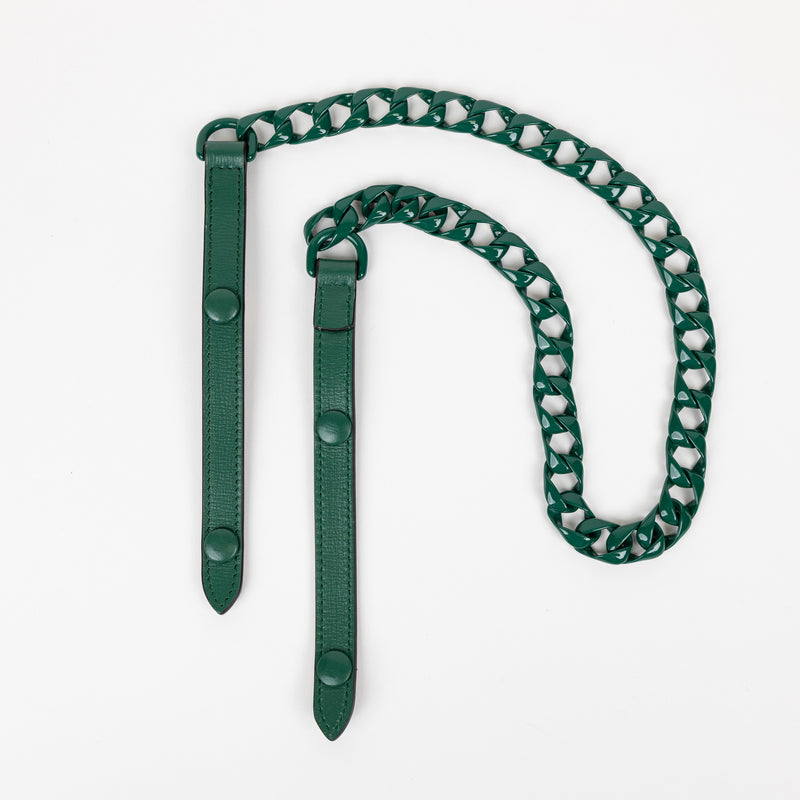 Gucci Green Monochrome Leather Azalea 1955 Horsebit Shoulder Bag