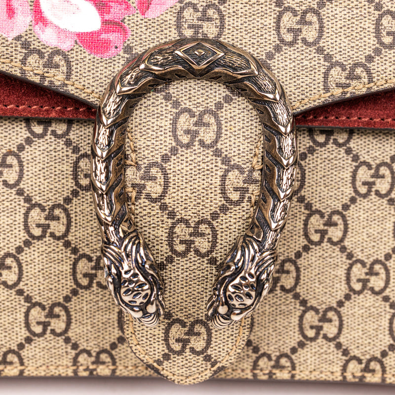 Gucci Brown Flroal Supreme Dionysus Floral Small Handbag