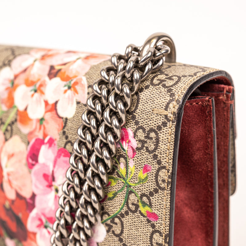 Gucci Brown Flroal Supreme Dionysus Floral Small Handbag