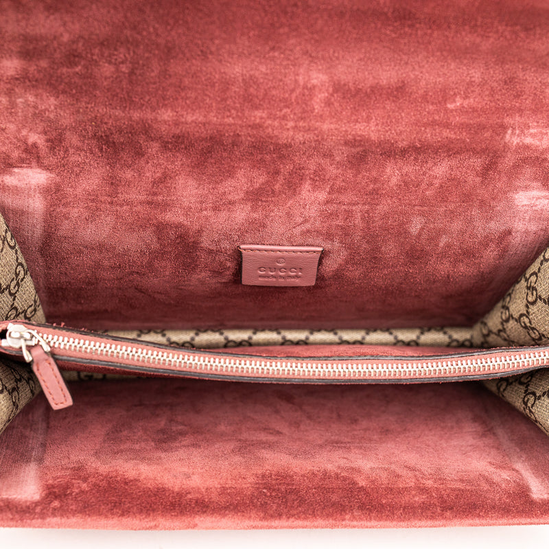 Gucci Brown Flroal Supreme Dionysus Floral Small Handbag