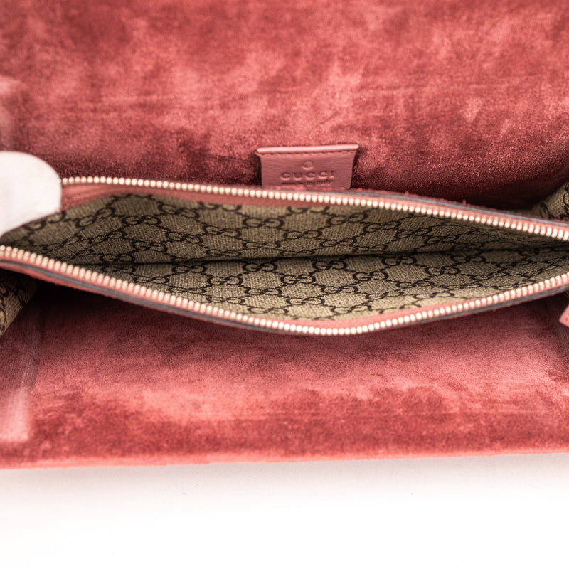 Gucci Brown Flroal Supreme Dionysus Floral Small Handbag