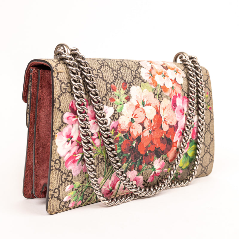 Gucci Brown Flroal Supreme Dionysus Floral Small Handbag