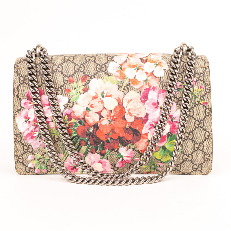 Gucci Brown Flroal Supreme Dionysus Floral Small Handbag