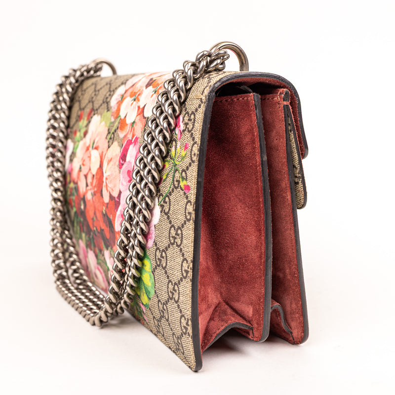 Gucci Brown Flroal Supreme Dionysus Floral Small Handbag