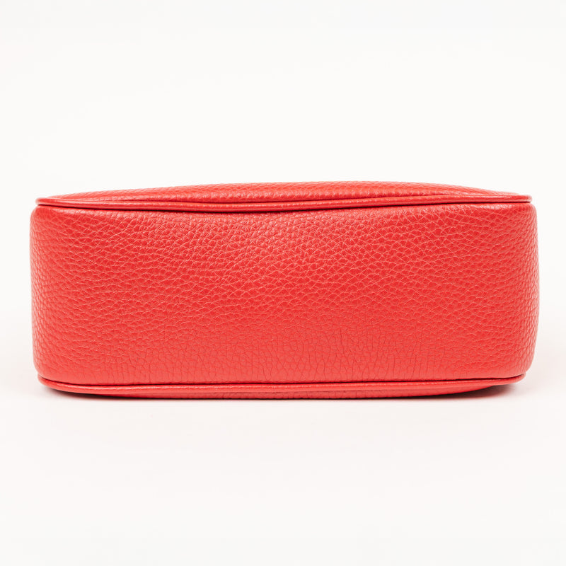 Gucci Soho Red Leather GG Tassel Crossbody Bag