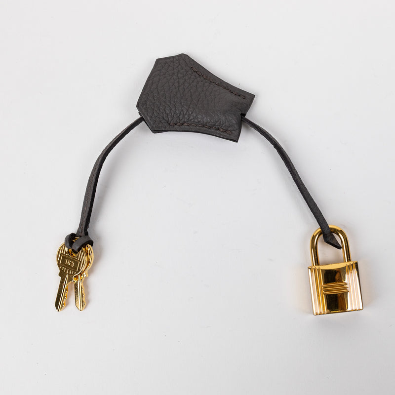 Hermès Birkin 30 Etain Gray with Gold Hardware