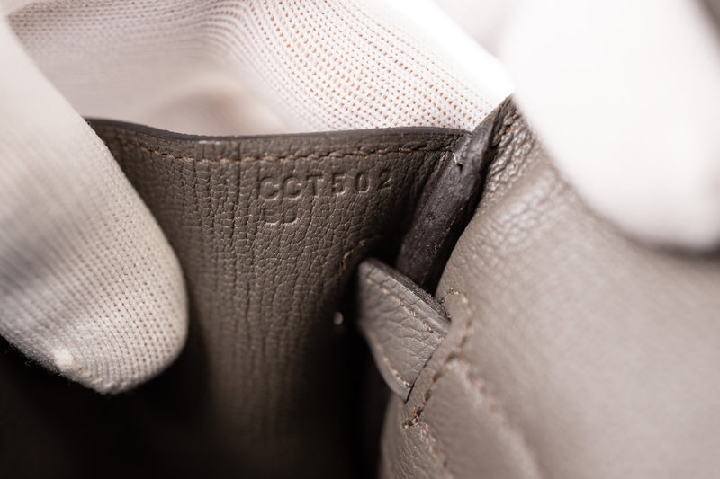 Hermès Birkin 30 Etain Gray with Gold Hardware