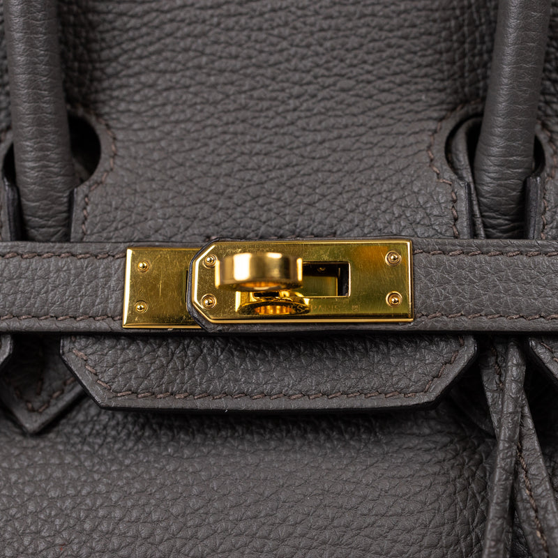 Hermès Birkin 30 Etain Gray with Gold Hardware