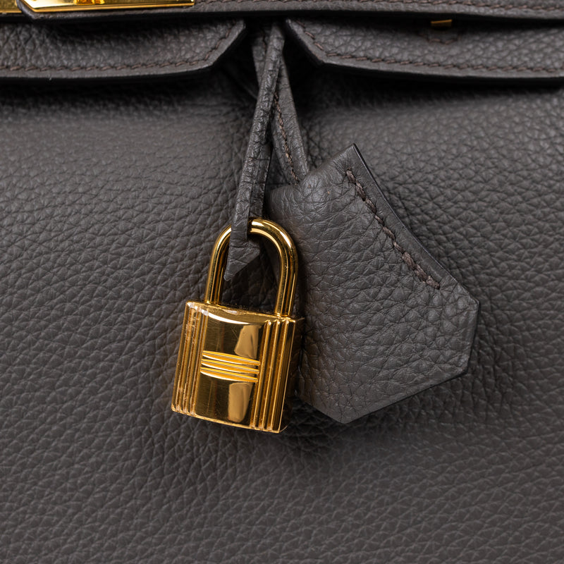 Hermès Birkin 30 Etain Gray with Gold Hardware