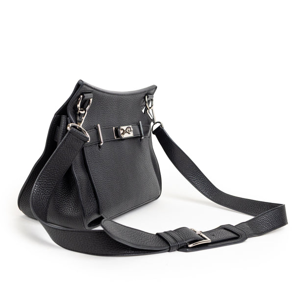 Hermès Black Clemence Jypsière 31cm Palladium Hardware