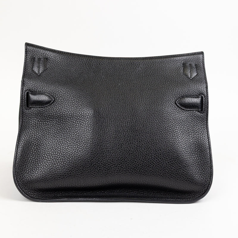 Hermès Black Clemence Jypsière 31cm Palladium Hardware