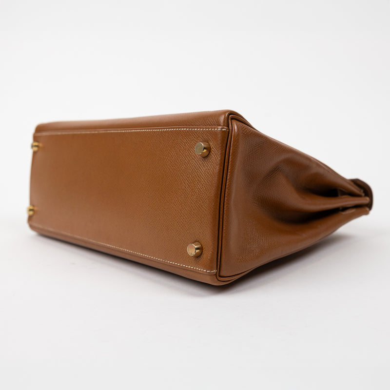 Hermès Kelly 32 Gold Leather with Gold Hardware