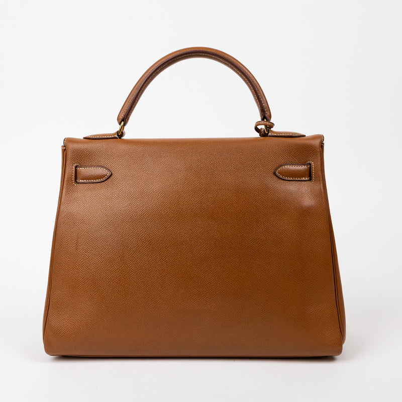 Hermès Kelly 32 Gold Leather with Gold Hardware