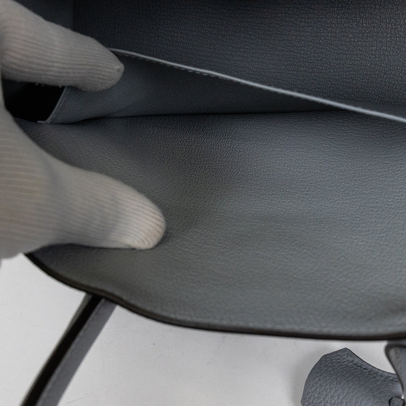 Hermes Gray Gris Patine Togo Leather Birkin 30cm Bag Palladium Hardware