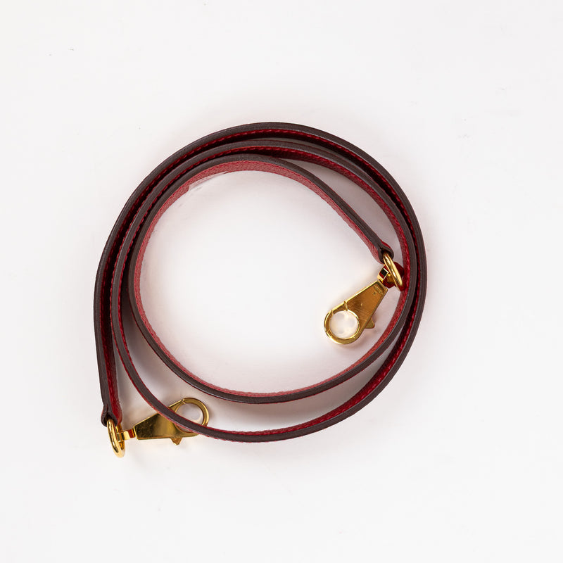 Hermès Kelly Sellier 28 in Rouge Epsom Leather with Gold Hardware