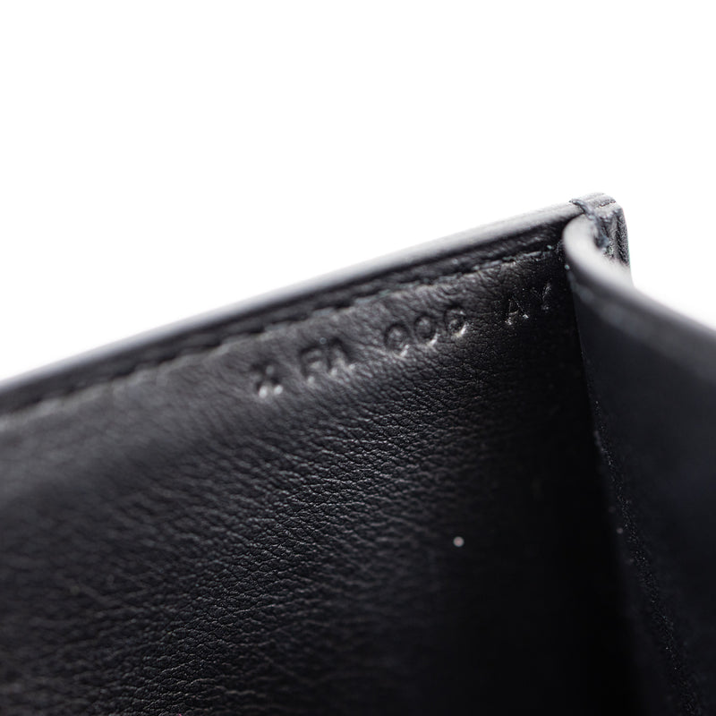 Hermès Médor 23 Clutch in Black Leather with Palladium Hardware