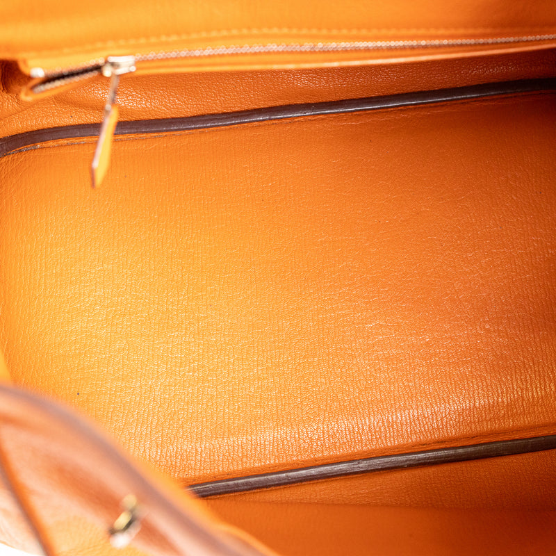 Hermes Orange Togo Leather Birkin 35 cm Gold Hardware