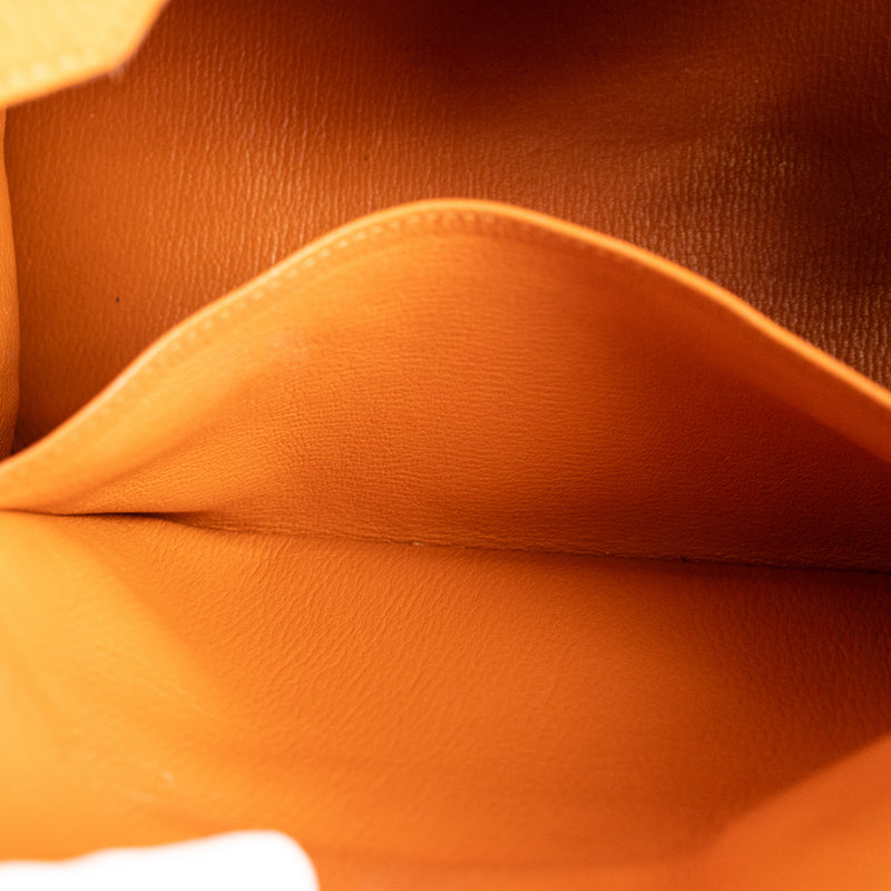 Hermes Orange Togo Leather Birkin 35 cm Gold Hardware