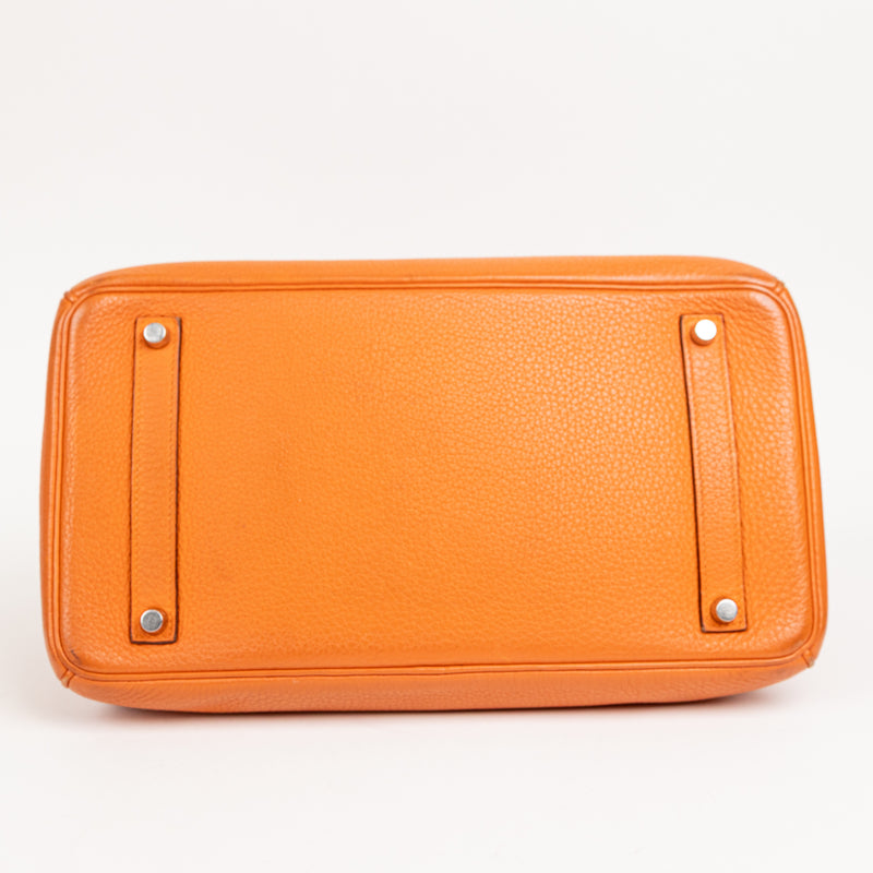 Hermes Orange Togo Leather Birkin 35 cm Gold Hardware