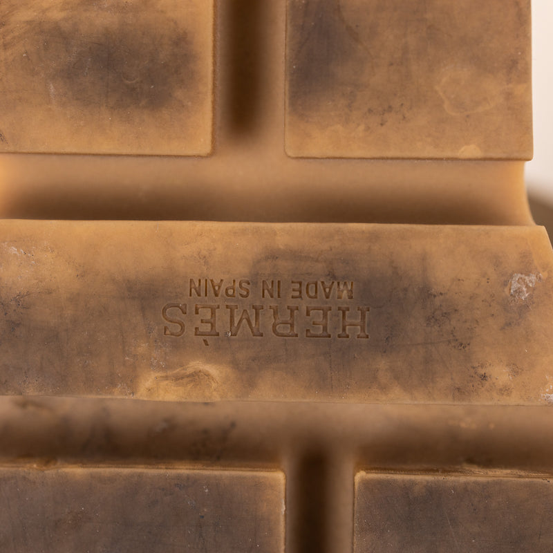 Hermes Green Suede Cork Eze Wedge Sandals Size 36