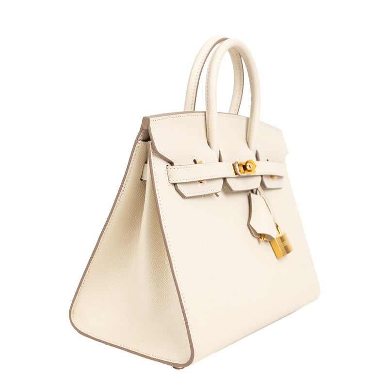 Hermès Craie Epsom Leather Birkin 25 cm Gold Hardware