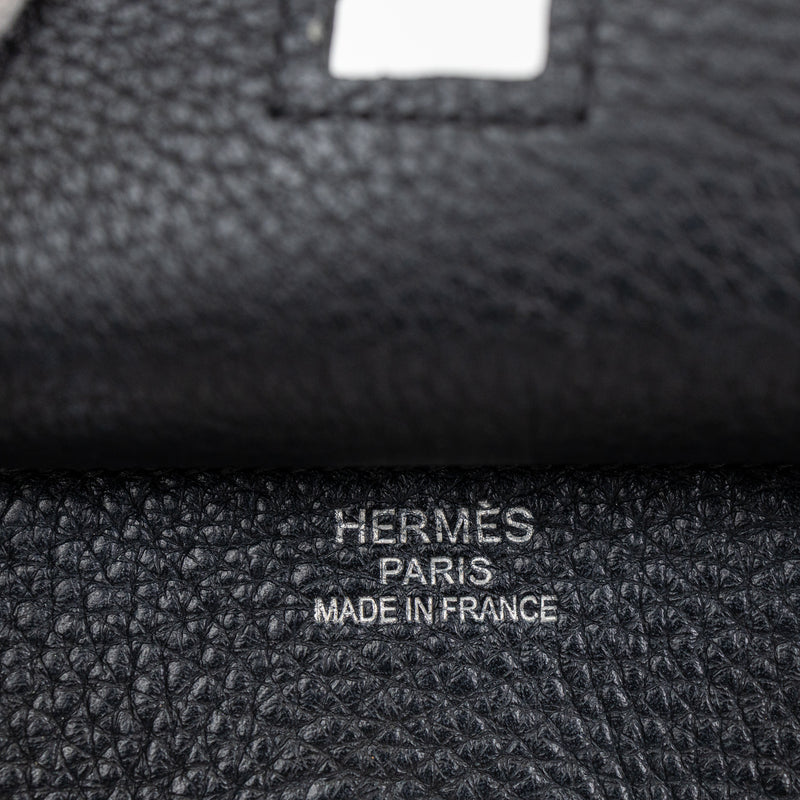 Hermes Black Clemence Birkin 35cm Palladium Hardware