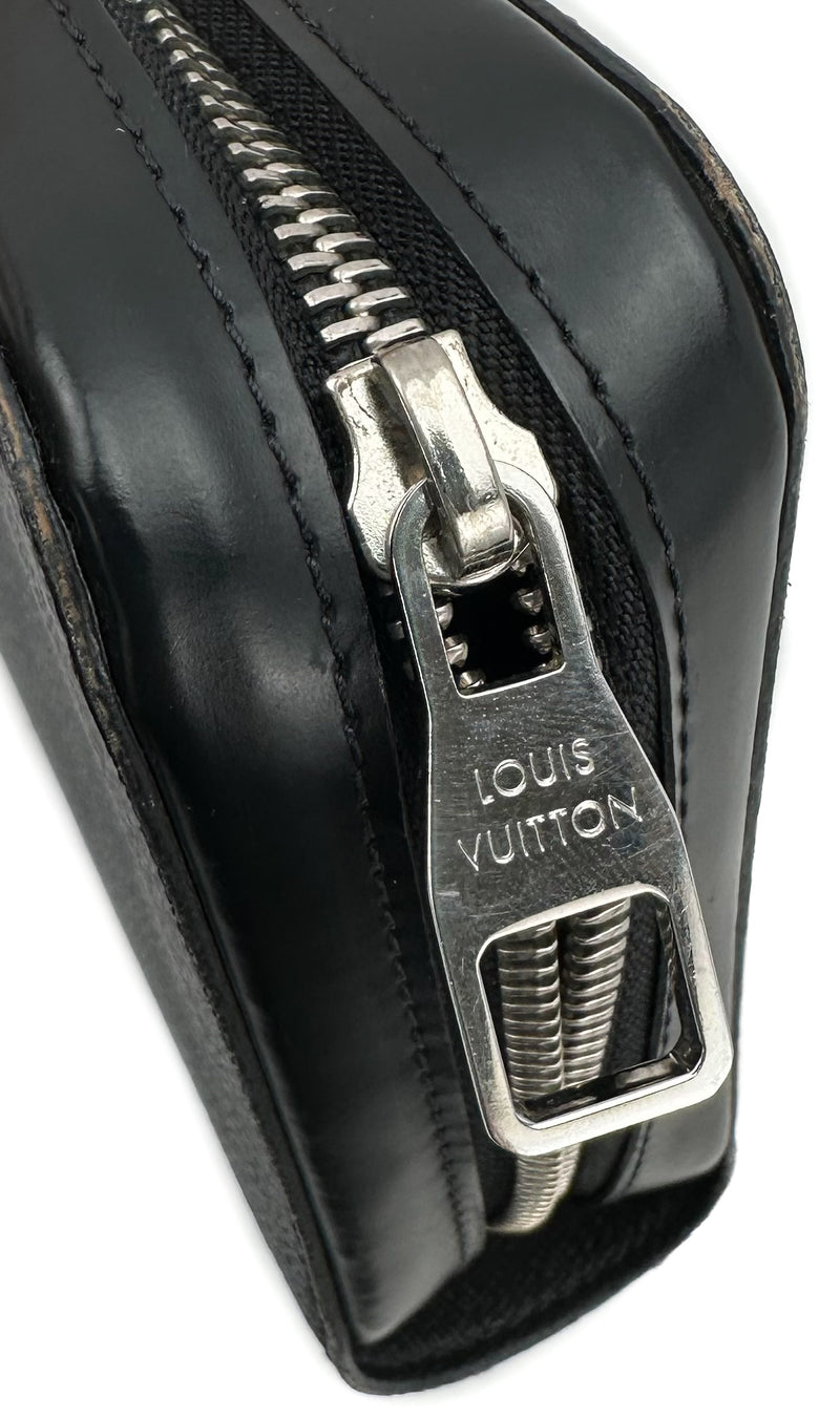 Louis Vuitton Grey Damier Ebene Graphite Coated Canvas Zippy XL Wallet