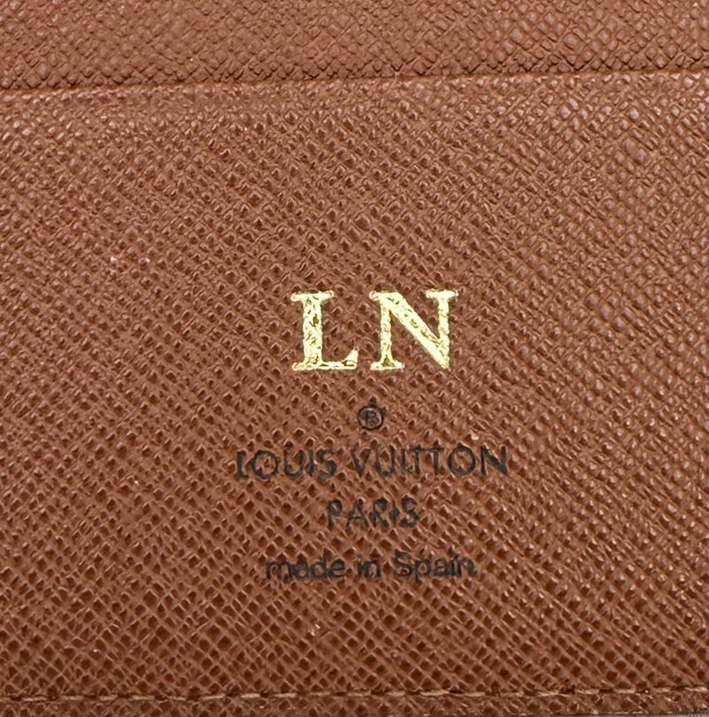 Louis Vuitton Brown Monogram Canvas Zippy Continental Wallet