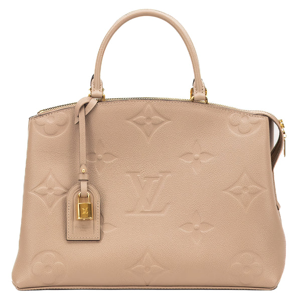 Louis Vuitton Turtledove  Giant Empriente Leather MM Grand Palais Handbag
