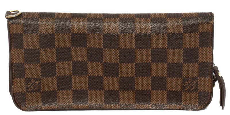 Louis Vuitton Brown Damier Ebene Canvas Multi Card Zippy Wallet