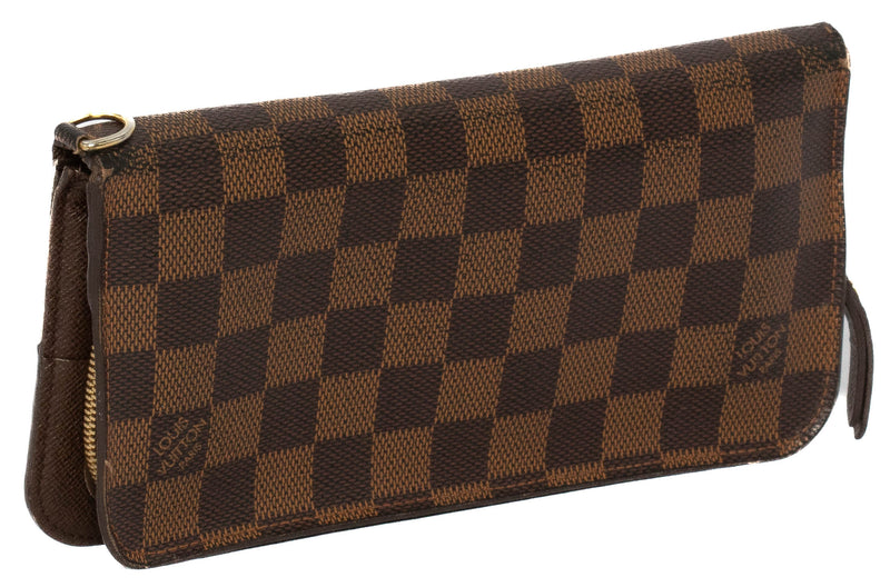 Louis Vuitton Brown Damier Ebene Canvas Multi Card Zippy Wallet