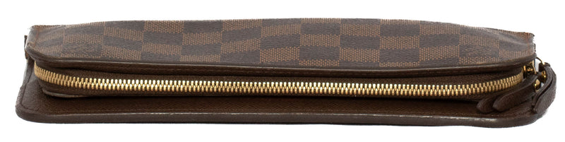 Louis Vuitton Brown Damier Ebene Canvas Multi Card Zippy Wallet